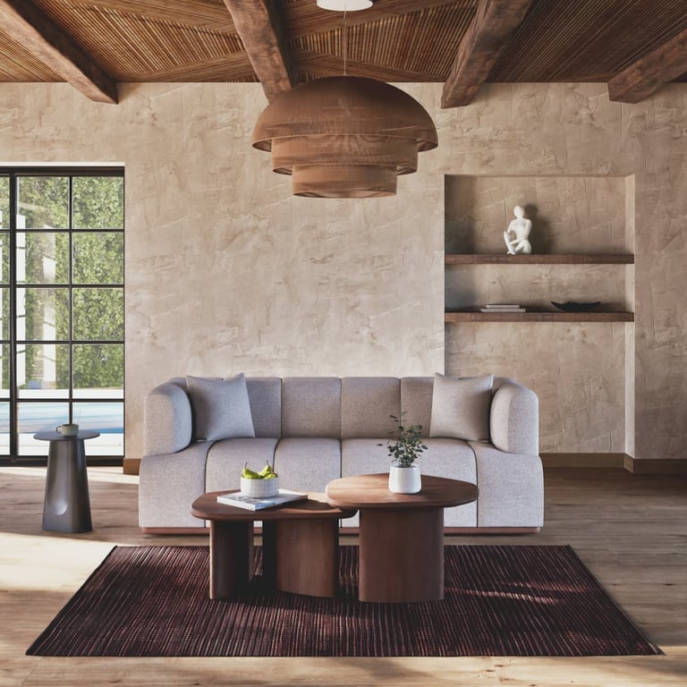 Produit similaire: Filao - Canapé 3/4 places beige et bois de frêne