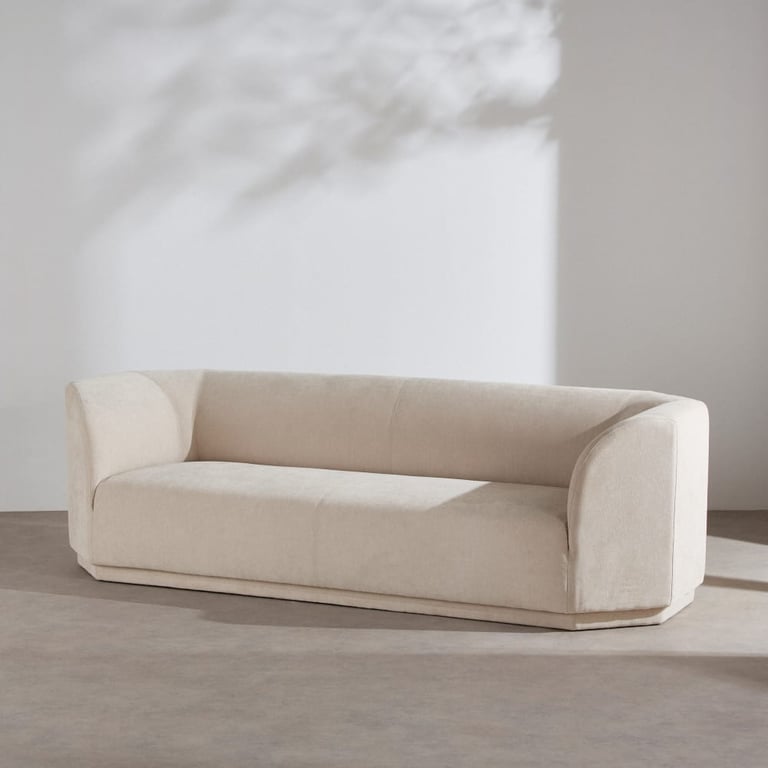 Gaspard - Canapé 3/4 places beige - Vue supplémentaire 2