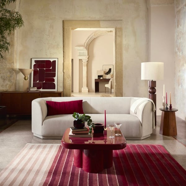 Gaspard - Canapé 3/4 places beige