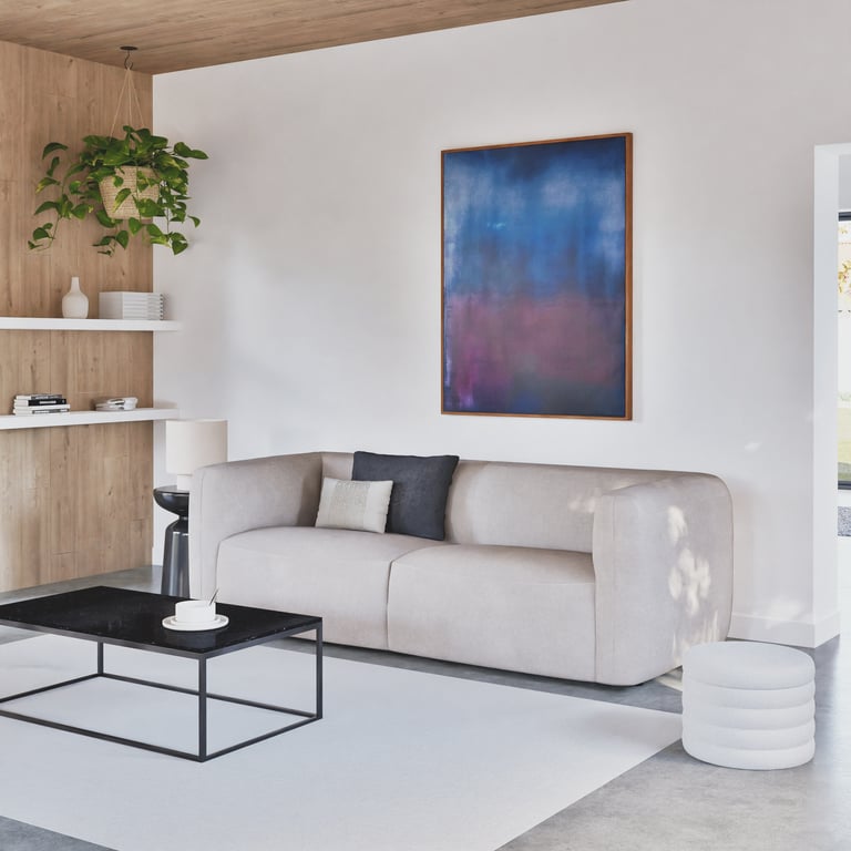 Produit similaire: Jiggy - Canapé 3 places en textile velouté beige