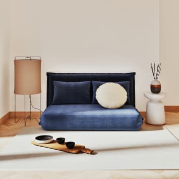 Produit similaire: Canapé Hallen clic-clac 2 places velours côtelé bleu