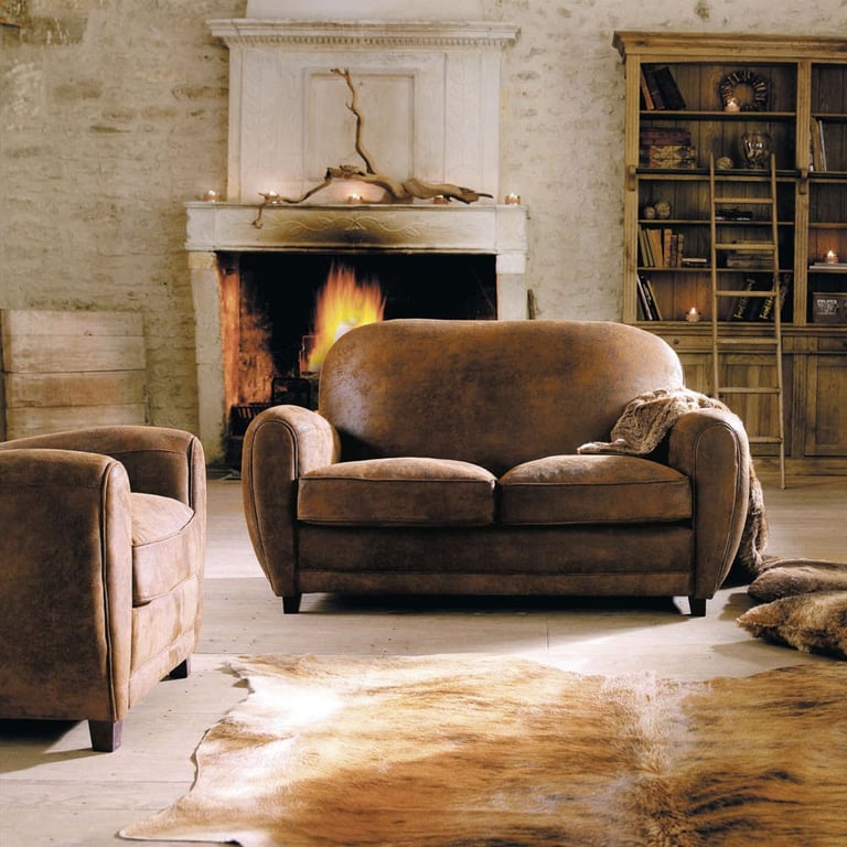 Produit similaire: Canapé Arizona 2 places tissu marron