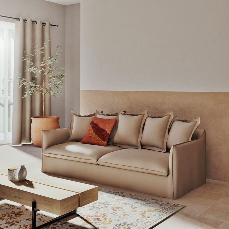 Produit similaire: barcelone - Canapé convertible Beige