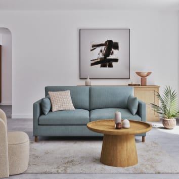 Produit similaire: Canapé Julian convertible 4 places velours côtelé bleu