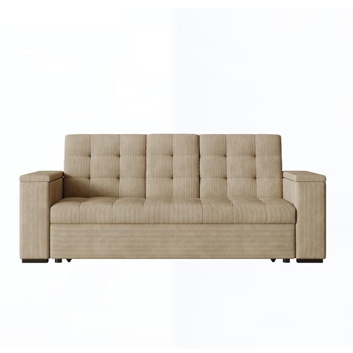 Produit similaire: NOHO - Canapé 3 places convertible avec tablette centrale et accoudoirs amovibles beige velours côtelé