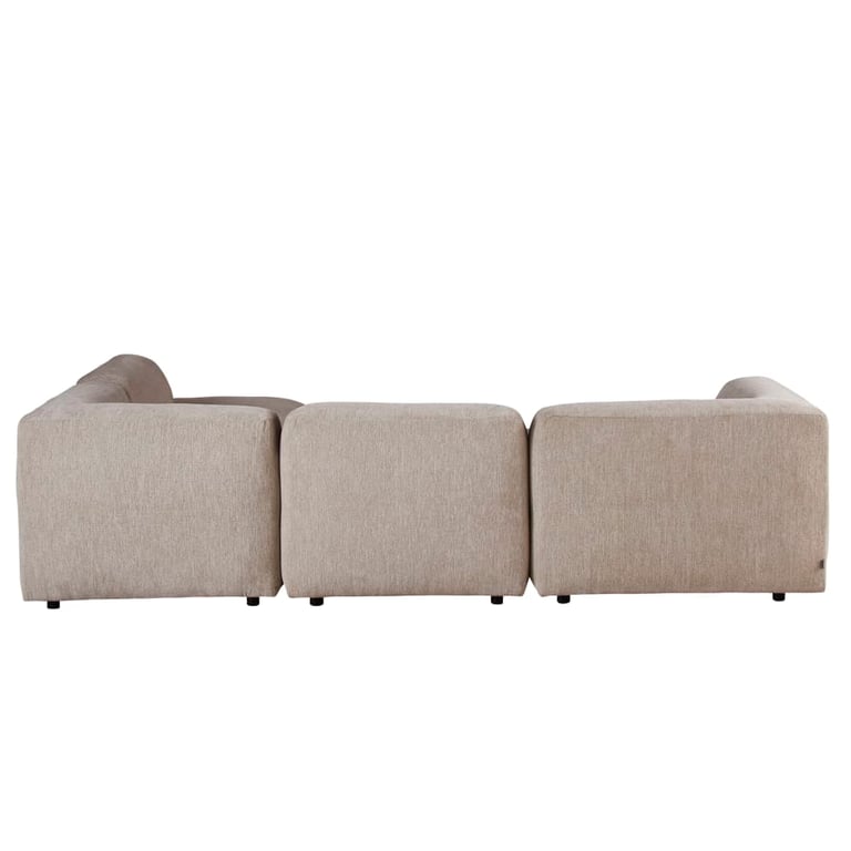 Buddy - Canapé d'angle droit 4/5 places beige - Vue supplémentaire 3