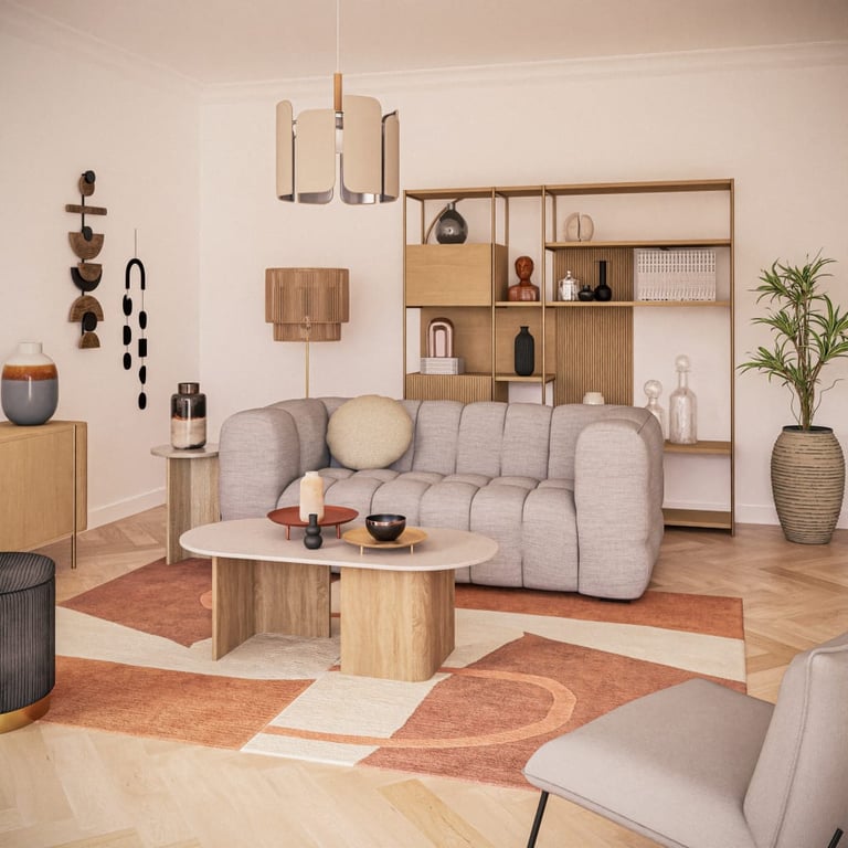 Produit similaire: Canapé Spy 3 places bouclé blanc 