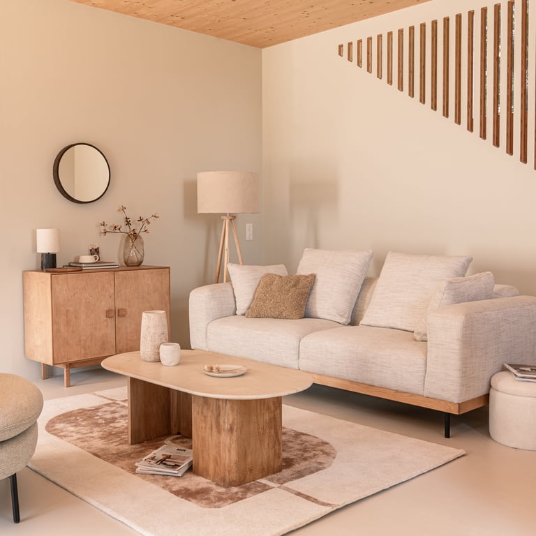 Produit similaire: Timber - Canapé professionnel 3/4 places en polyester recyclé beige sable