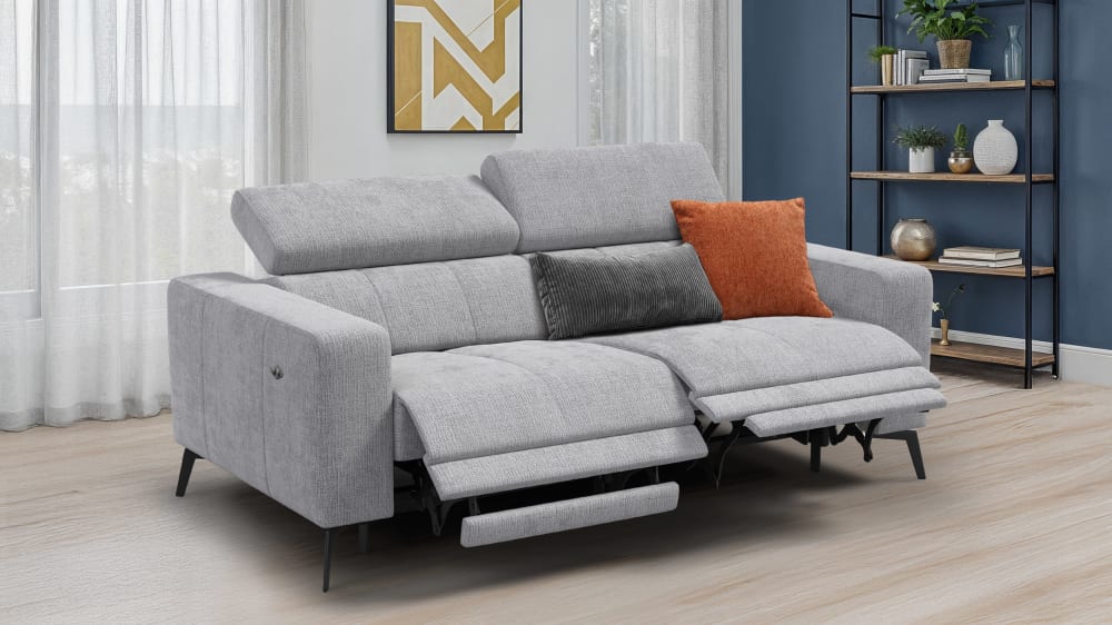 Produit similaire: Morello - Canapé relax 3 places, gris clair