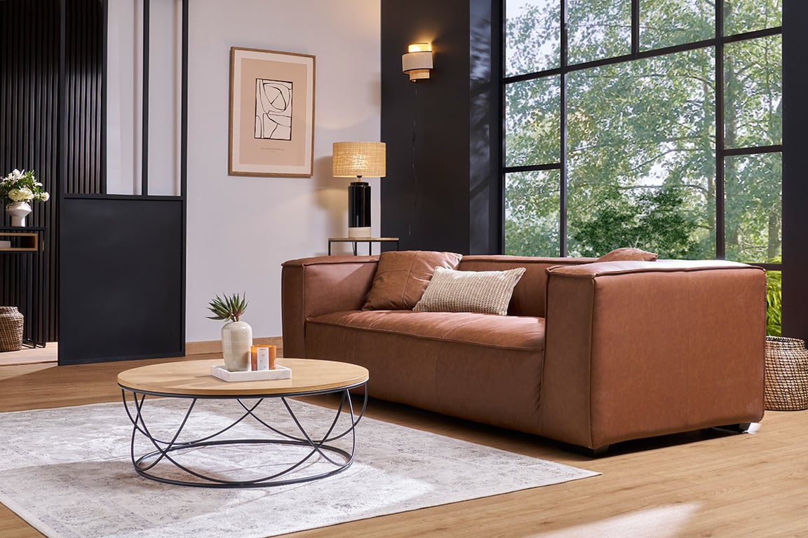Produit similaire: Cobain - Canapé vintage 3 places
