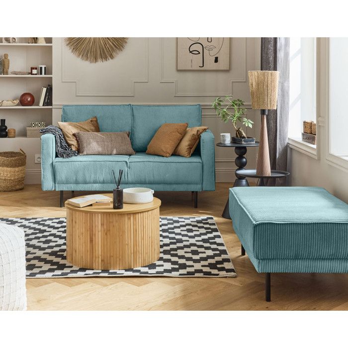 Produit similaire: Charlie - canapé droit 2 places - en velours côtelé