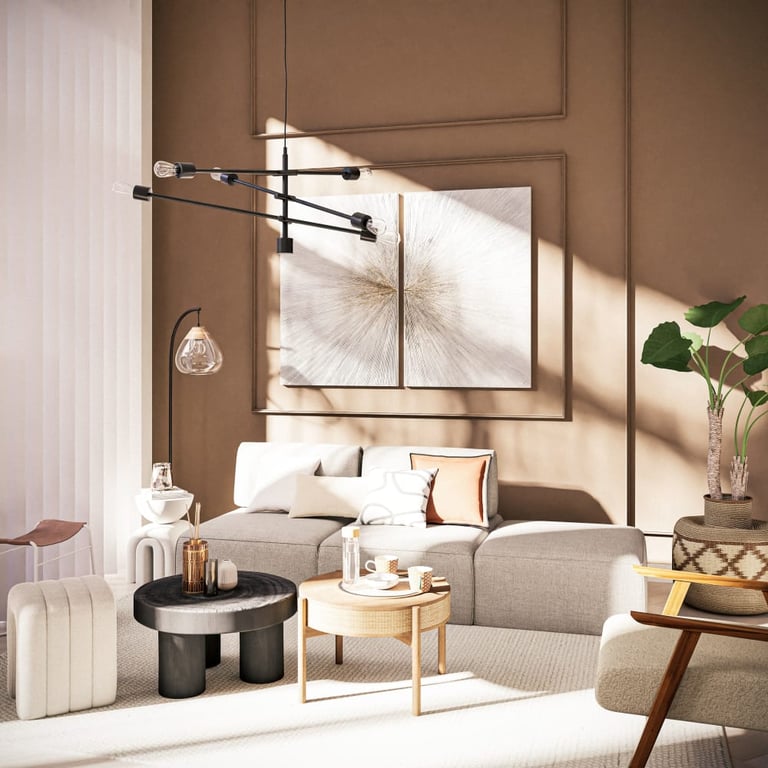 Canapé Astus tissu gris modulable - Vue supplémentaire 3