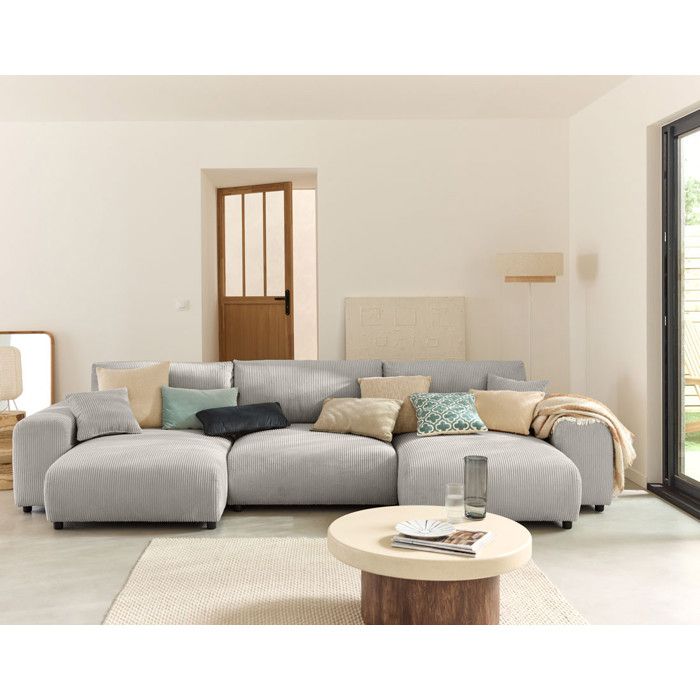 Produit similaire: Garance - canapé panoramique en U - 7 places - en velours côtelé