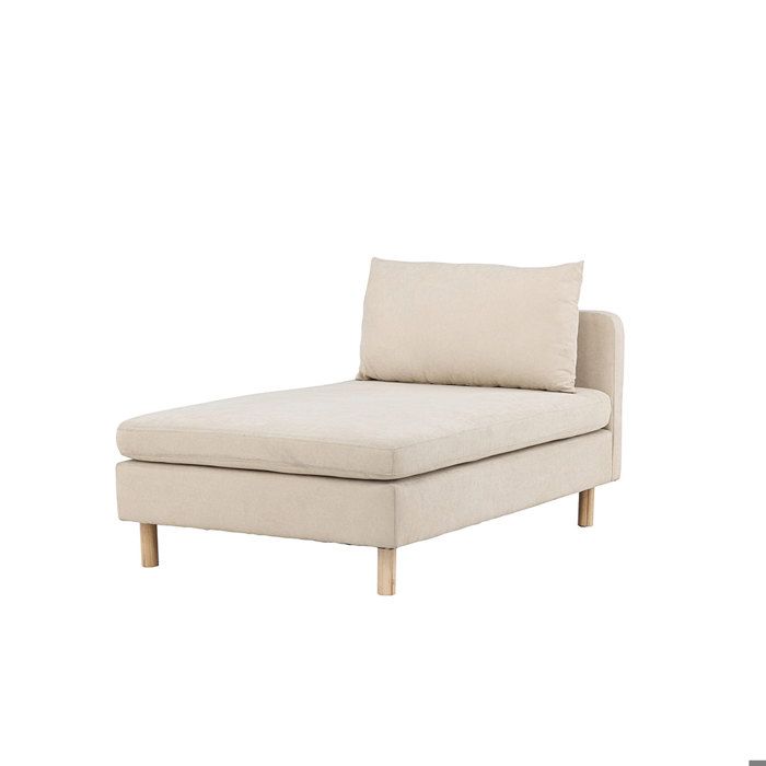 Produit similaire: Zero canapé, lit de repos module de canapé méridienne beige.