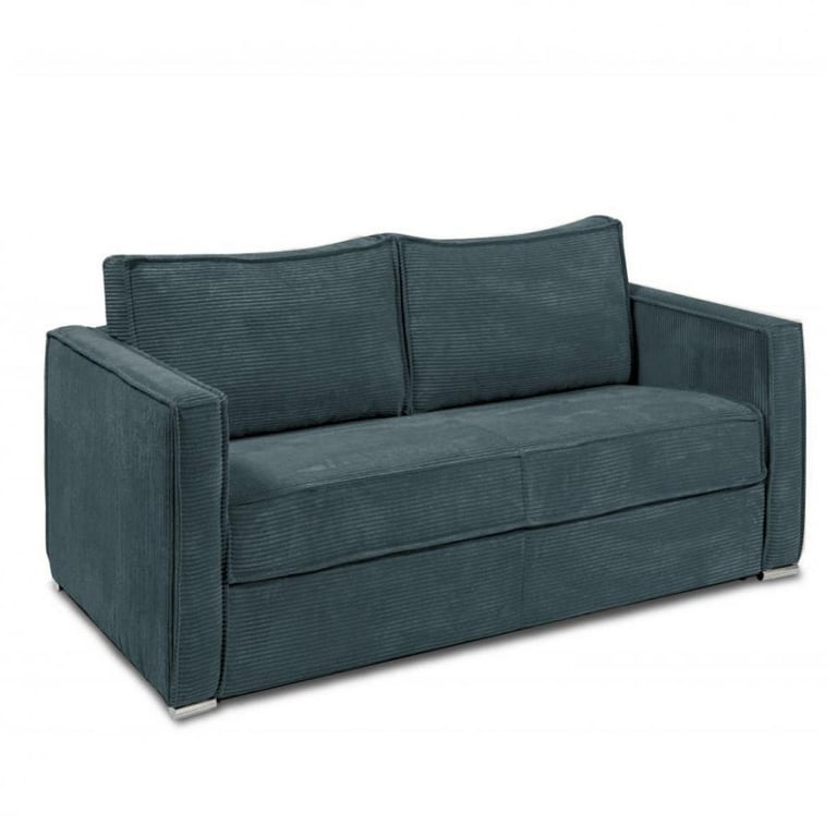 Produit similaire: Canapé convertible express 120  ARLES matelas mémory 22cm sommier lattes velours côtelé lavande