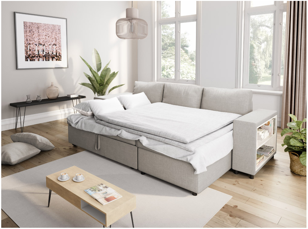 Produit similaire: mady - Canapé convertible Beige