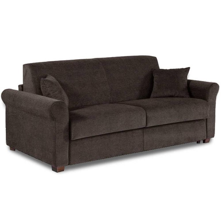 Produit similaire: Canapé 2-3 places ROMANTICO en Microfibre marron couchage 120cm convertible système express sommier lattes matelas 16 cm