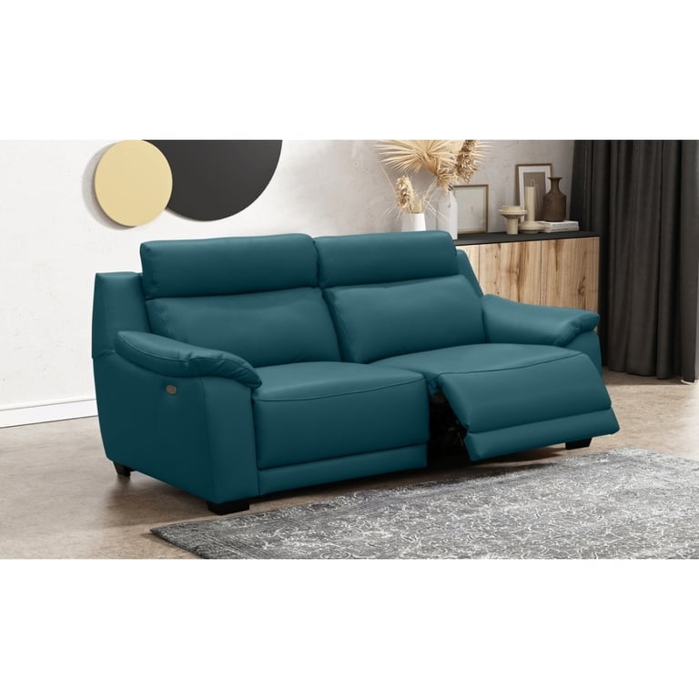 Produit similaire: Bern - Canapé cuir Bleu