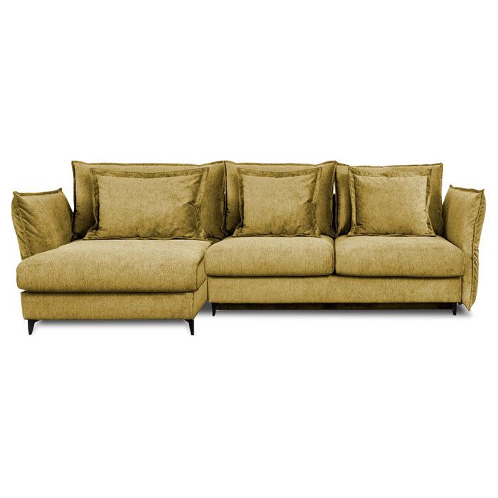 Produit similaire: Canapé Tissu Angle Gauche Jaune Verduro - 3 Places