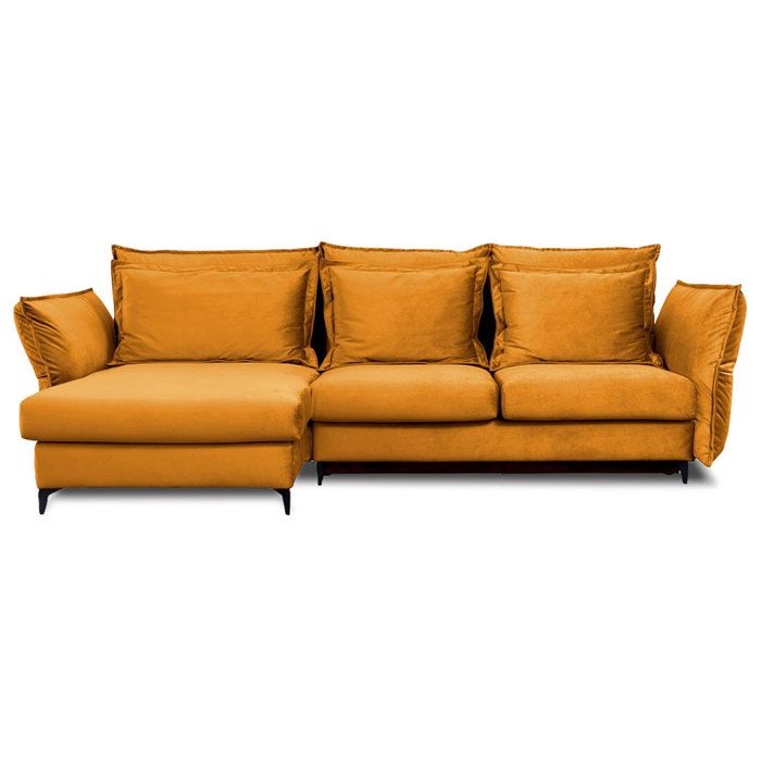 Produit similaire: Canapé Velours Angle Gauche Jaune Verduro - 3 Places