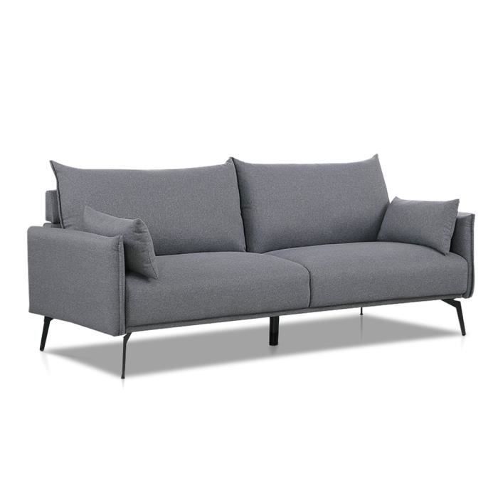 Produit similaire: Canapé scandinave 3 places gris - Ivar