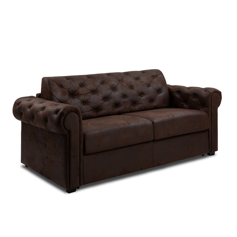 Produit similaire: Canapé CHESTERFIELD Convertible Express 140 cm sommier lattes matelas 16 cm Microfibre vintage