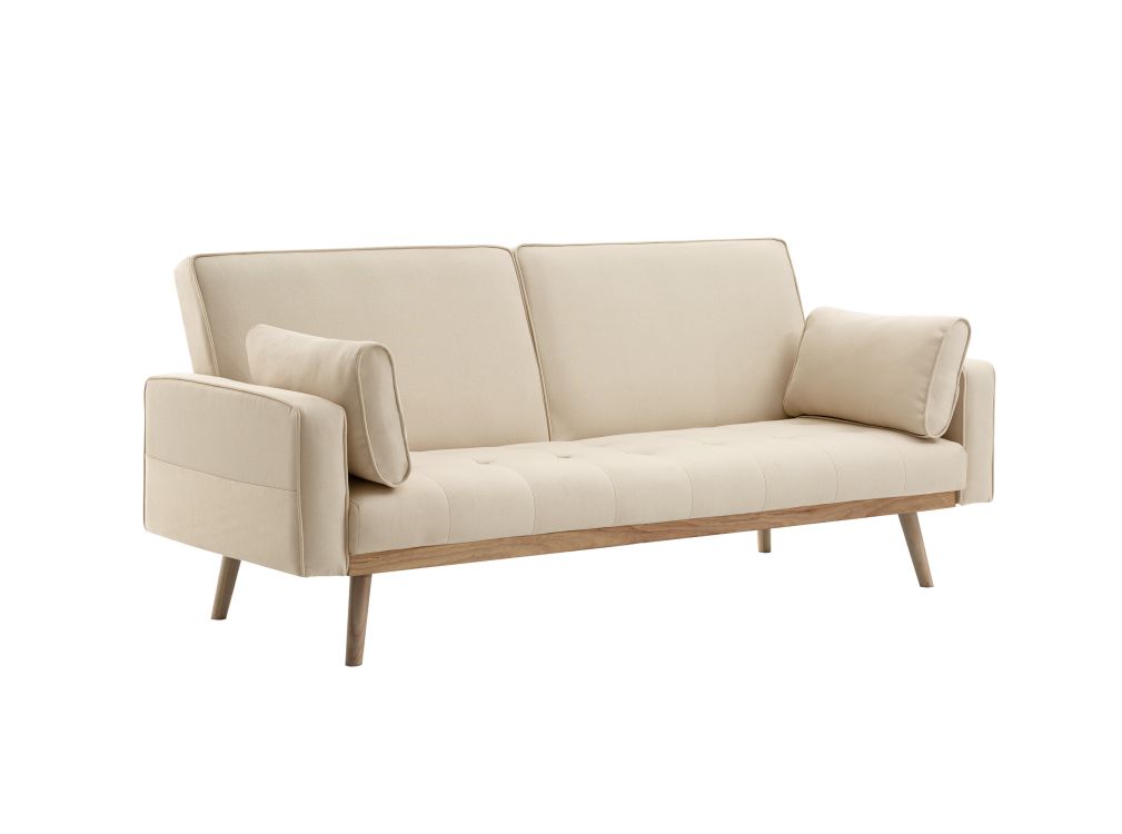 Produit similaire: Canapé droit KENT convertible style scandinave 3 places en tissu