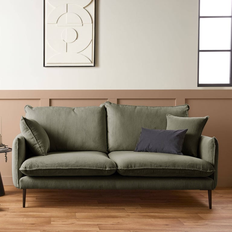 Produit similaire: orea - Canapé velours côtelé Vert