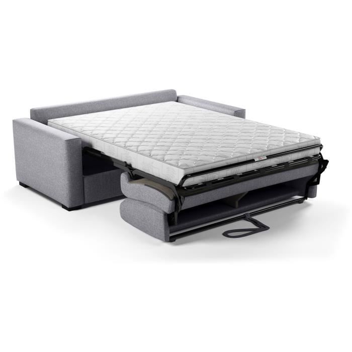 Produit similaire: Canapé convertible express - MARIUS - Tissu Gris clair - matelas 14cm - 190 x 100 x 87 cm