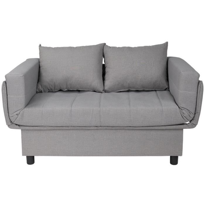 Produit similaire: Canapé convertible 140 cm avec conteneur en tissu GRIS
