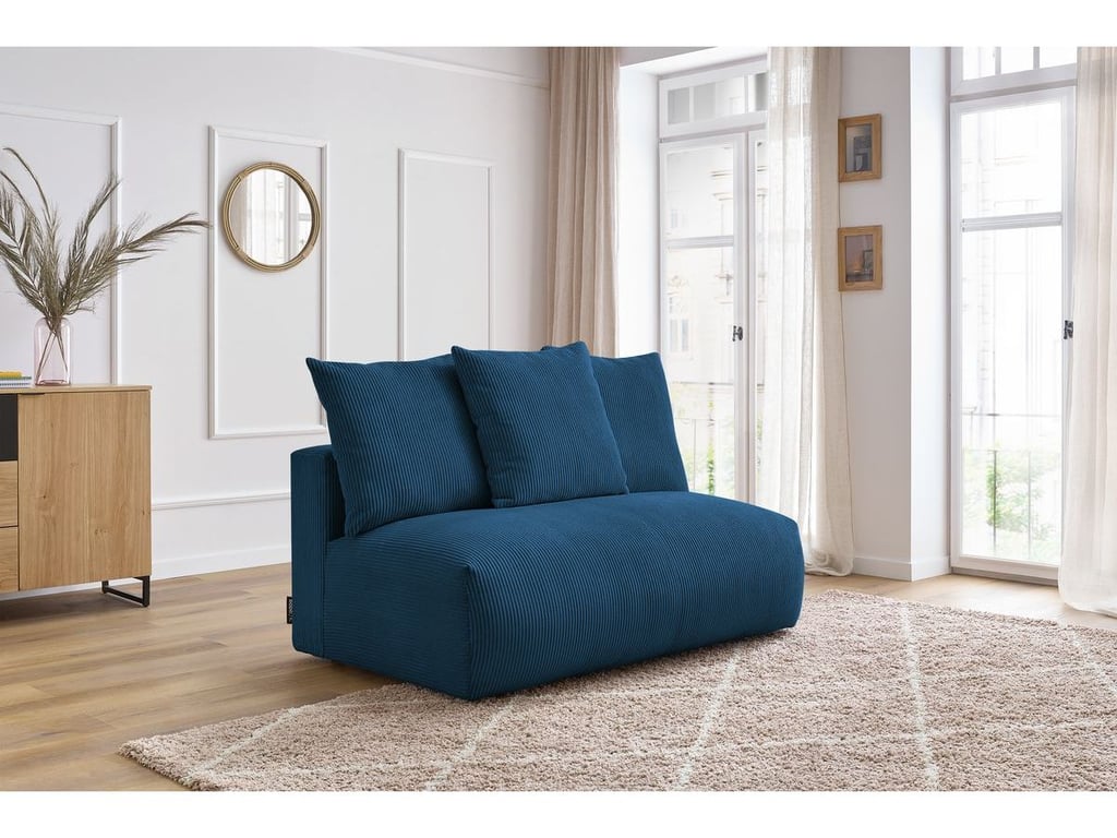 Produit similaire: Chauffeuse 2 places sans accoudoir pour canapé modulable VOLTAIRE bleu foncé BOBOCHIC 2 places