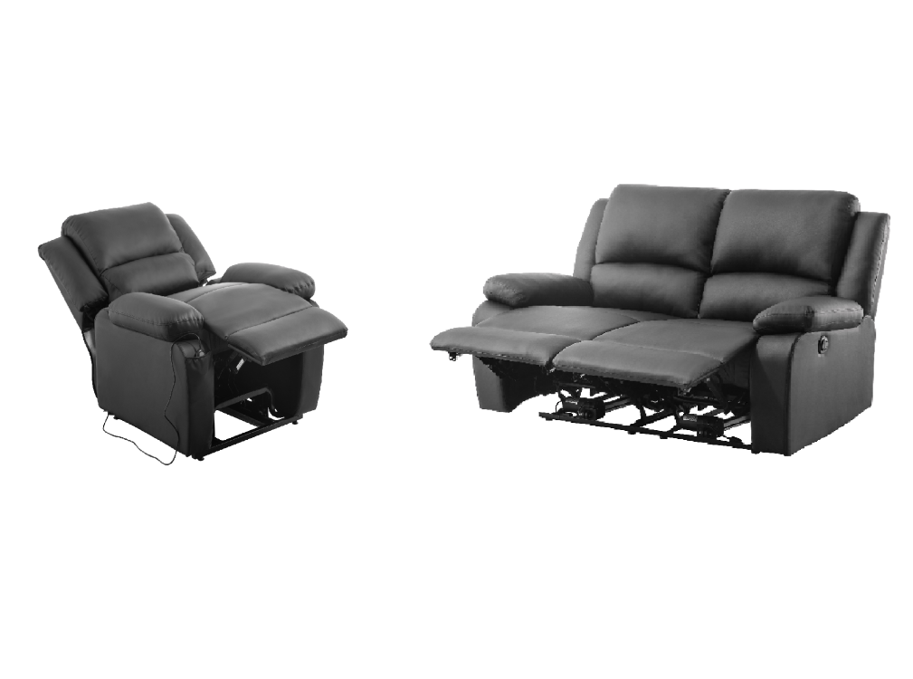 Produit similaire: RELAXXO - Ensemble de Canapés de Relaxation électriques 2 places et 1 place LEO Simili Noir