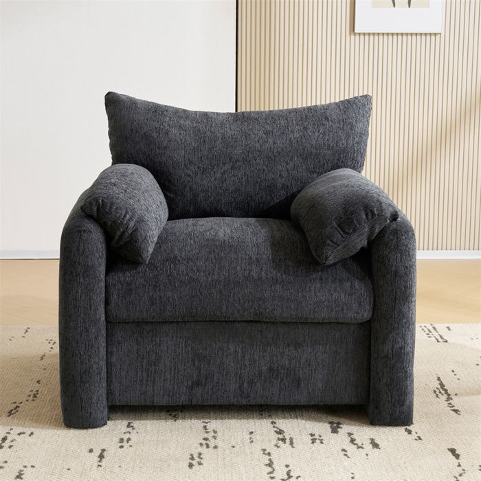 Produit similaire: Canapé individuel Moderne avec accoudoirs,Canapé fauteuil simple en tissu chenille convient pour le salon,96×82×84cm,Gris