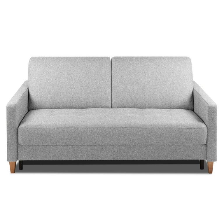 Produit similaire: Canapé convertible OGGETTO matelas 16 cm système express sommier lattes 160cm RENATONISI polyuréthane gris clair