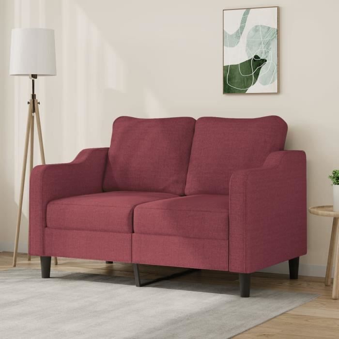 Produit similaire: Canapé à 2 places Rouge bordeaux 120 cm Tissu Mothinessto LY3851