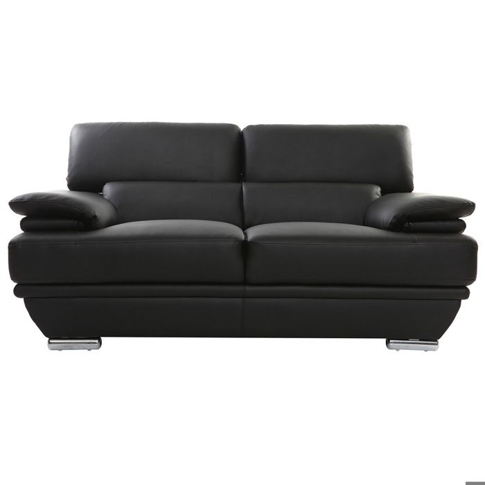 Produit similaire: Canapé cuir 2 places MILIBOO EWING - têtières ajustables - noir