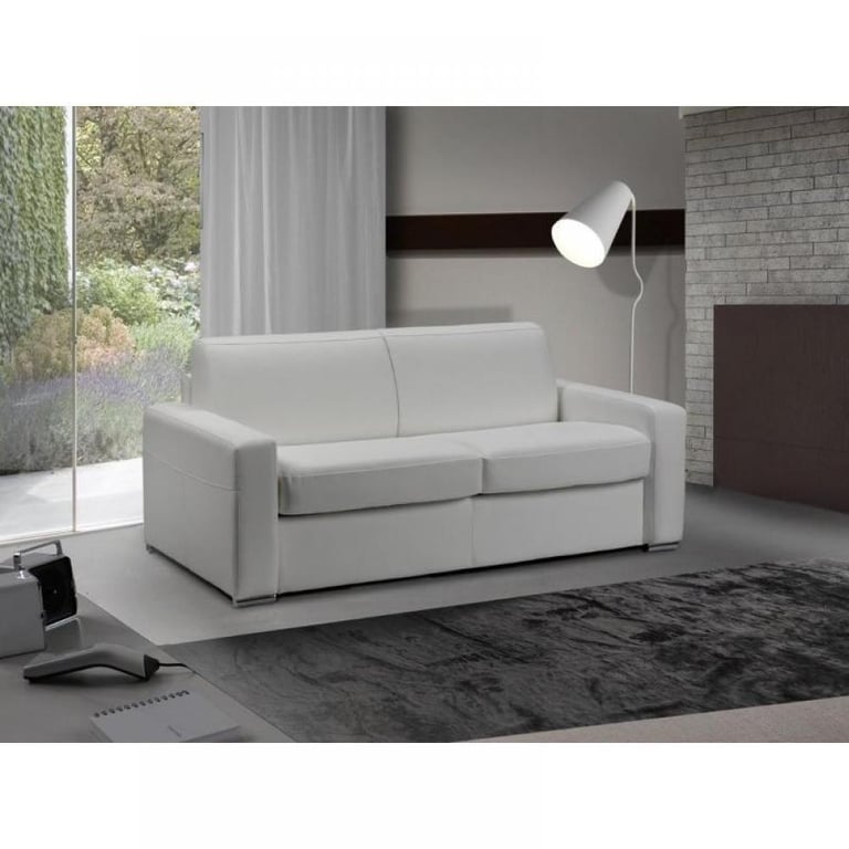 Produit similaire: Canapé lit 2-3 places MASTER convertible EXPRESS 120 cm Cuir Blanc MATELAS 18 CM INCLUS