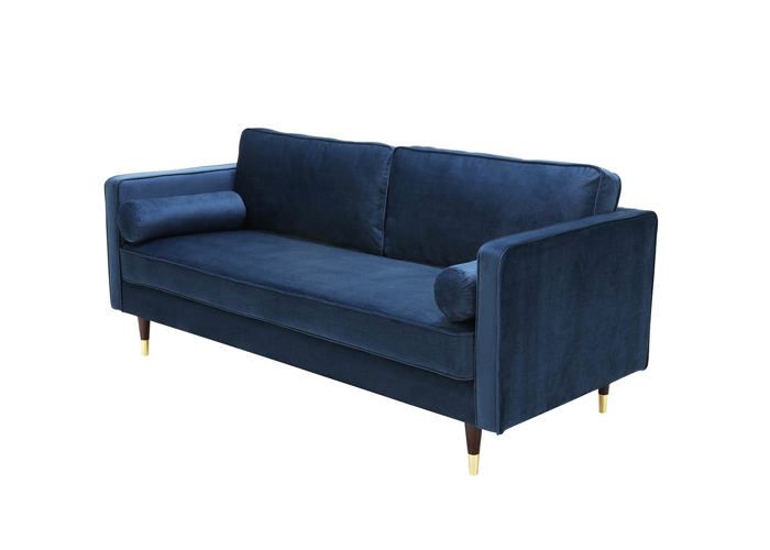 Produit similaire: Nalha - Canapé 3 places bleu en velours