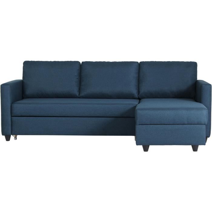 Produit similaire: Canapé CATS angle convertible réversible 3 places - Tissu bleu