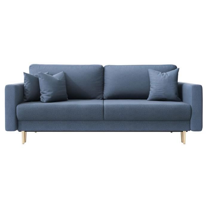 Produit similaire: Canapé convertible - VALICO - 230 cm - 3 places - bleu marine