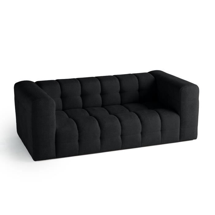 Produit similaire: Canapé 3 places en tissu texturé noir - Suzano - LISA DESIGN - Contemporain - Design - Ferme