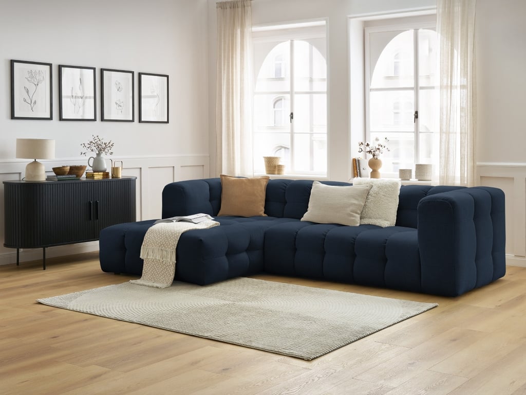 Produit similaire: Canapé d'angle CLOUD fixe bleu foncé angle gauche BOBOCHIC 3 places