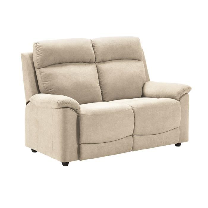 Produit similaire: Canapé 2 Places - ALTOBUY - HUESCA - Tissu Ivoire - Confort Moelleux - Style Contemporain