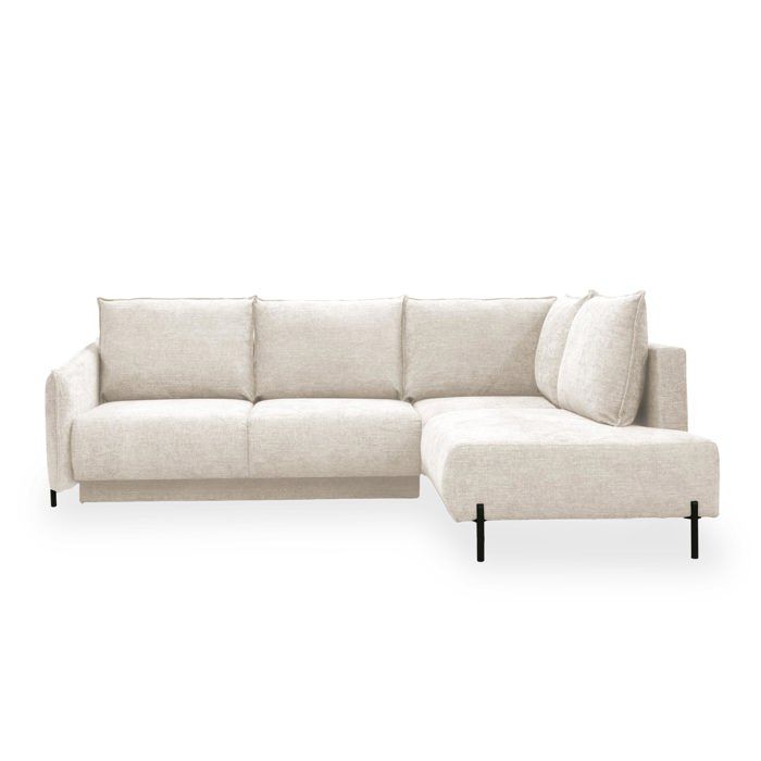 Produit similaire: CELINE - Canapé d'angle convertible avec coffre en tissu beige - Angle droit