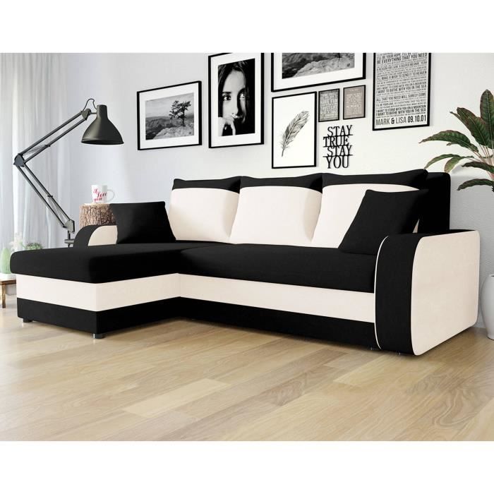 Produit similaire: Valos - canapé d'angle réversible - 4 places - convertible avec coffre - en velours