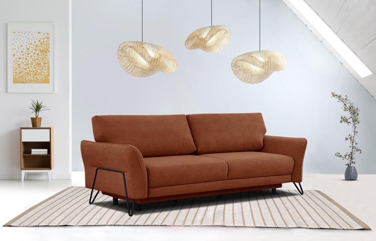 Produit similaire: Lorem - Canapé convertible Rouge