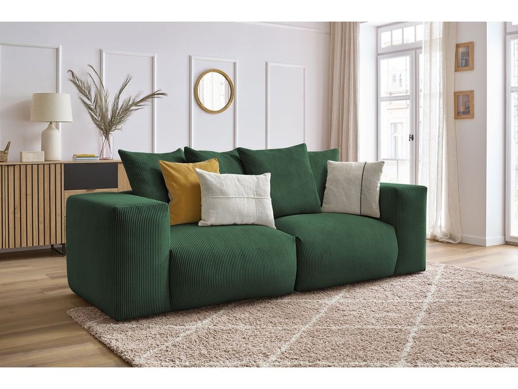 Produit similaire: Canapé droit fixe modulable VOLTAIRE vert BOBOCHIC 3 places