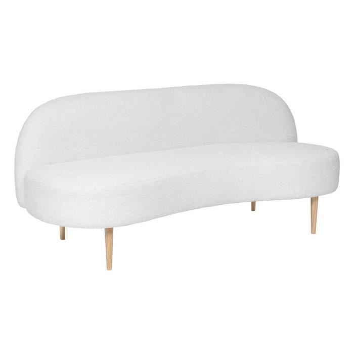Produit similaire: Banquette "Insi" 2 places blanc 172x75x72cm - Atmosphera createur d'interieur - Blanc
