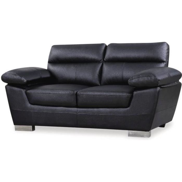 Produit similaire: Canapé fixe en cuir - HABITAT ET JARDIN - Dallas - 2 places - Noir