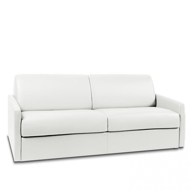 Produit similaire: Canapé express SUN EDITION Cuir et PU Cayenne blanc cassé 160 cm matelas 16 cm